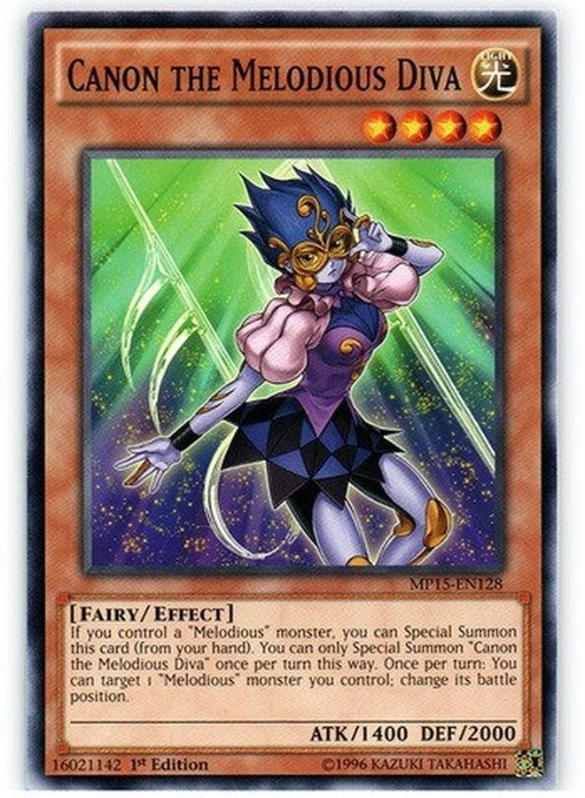 Yu-Gi-Oh! Canon The Melodious Diva MP15-EN128