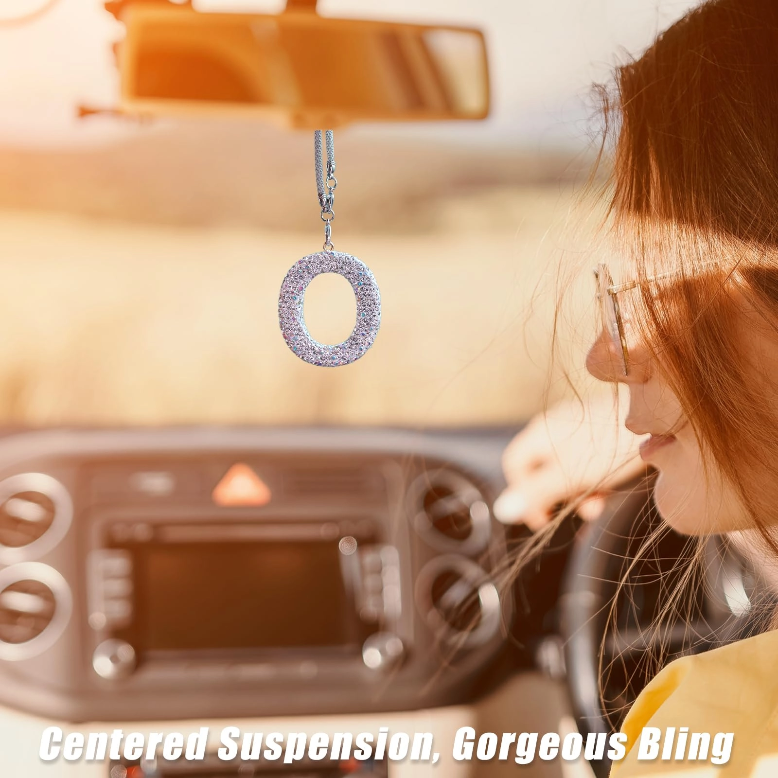 Bling Car Letter Charm