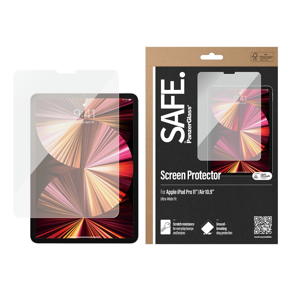 Clear Screen Protector for iPad Pro 11 & iPad Air