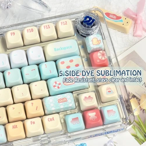 145 Keys PBT Keycaps Set - Keycap Puller