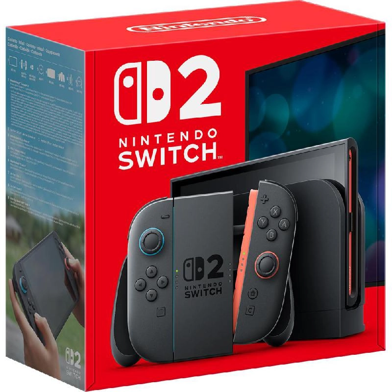 Switch 2 - Black + Mario Kart World