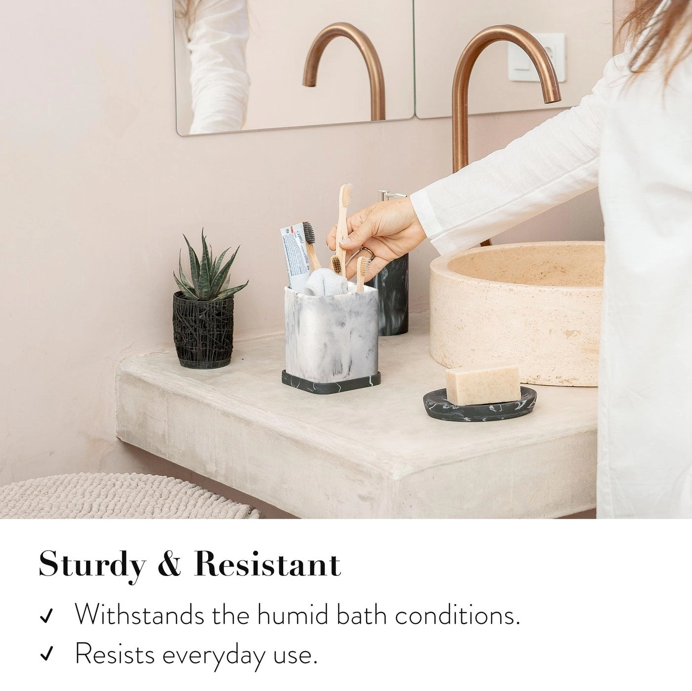 Toothbrush Holder - Countertop 6 slots