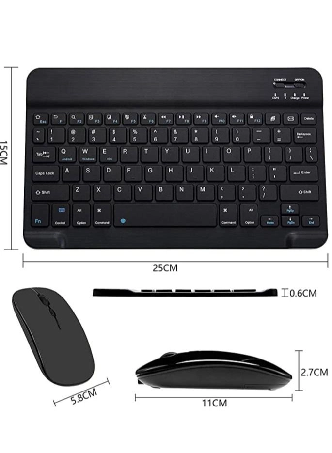 Bluetooth Keyboard and Mouse Combo - Arabic and English