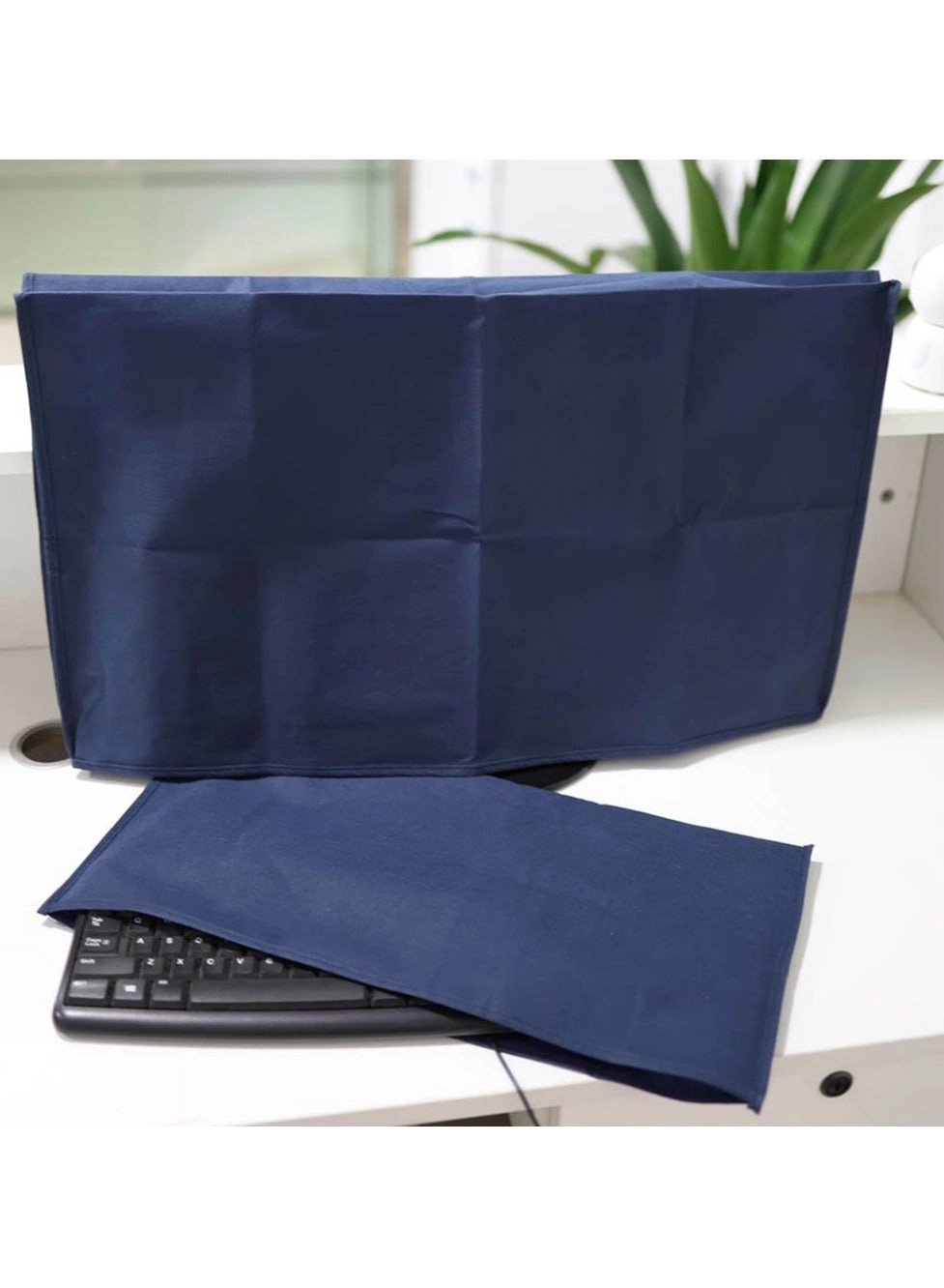 Monitor cover - 24'' Blue + Keyboard cover + CPU Tower cover