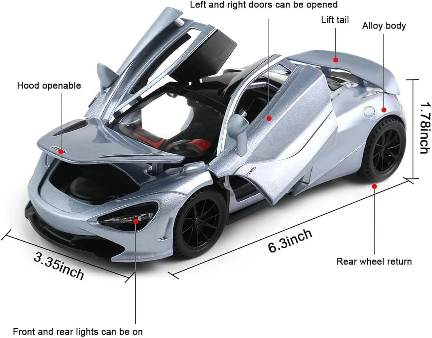 MCLAREN 720s - 1:32 1pcs