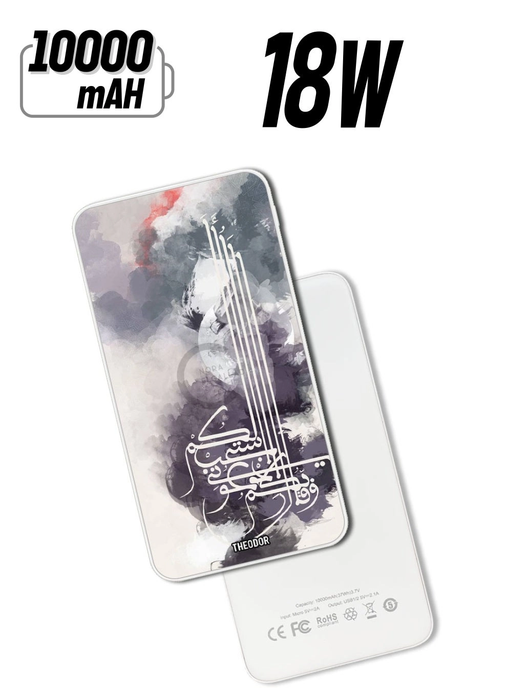 Theodor PPBA474 - 10000 mAh Fast-Charging