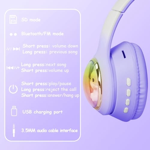 Kids Bluetooth Headphones Wireless Headphone