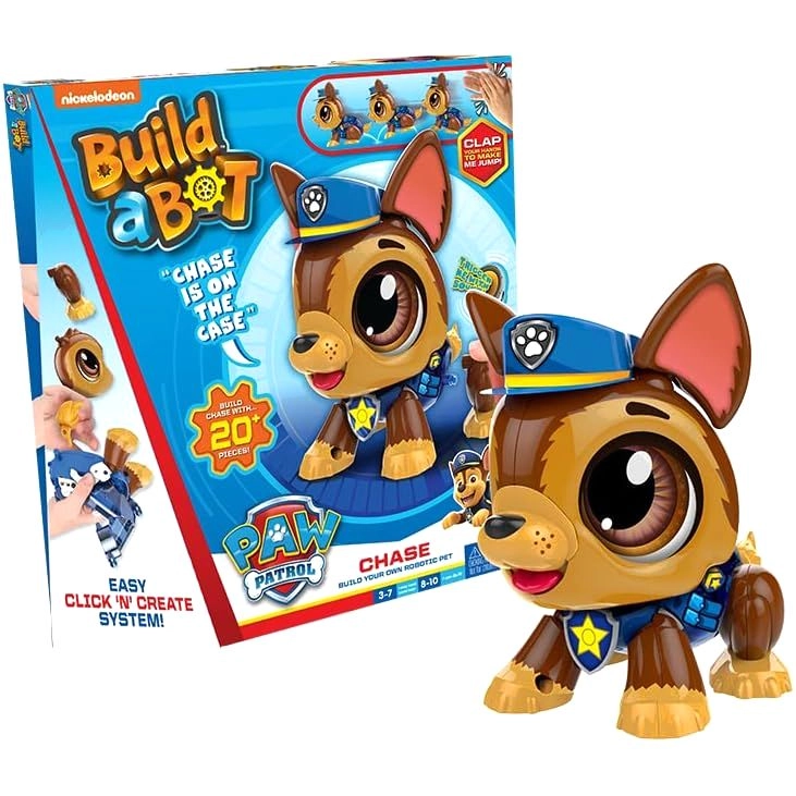 Build a Bot Paw Patrol Chase Interactive Robot - 3+