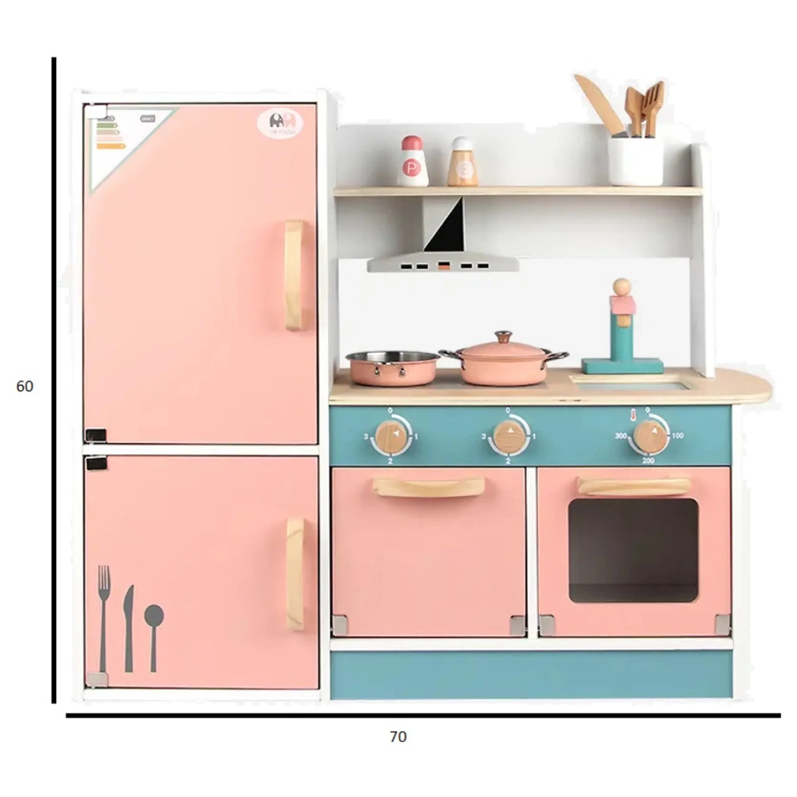 Kids Wooden Kitchen Set - Vintage (GF-MSN21010)