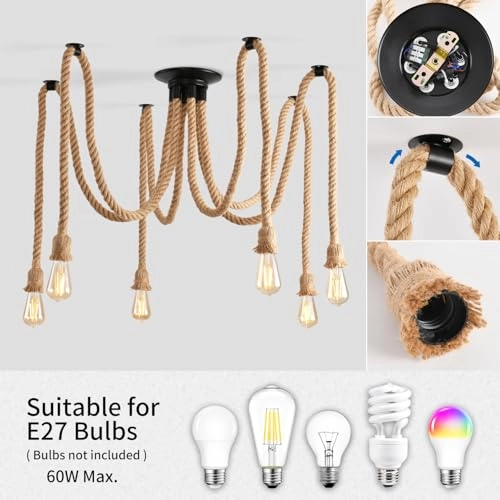 Hanging Chandelier - Dimmable