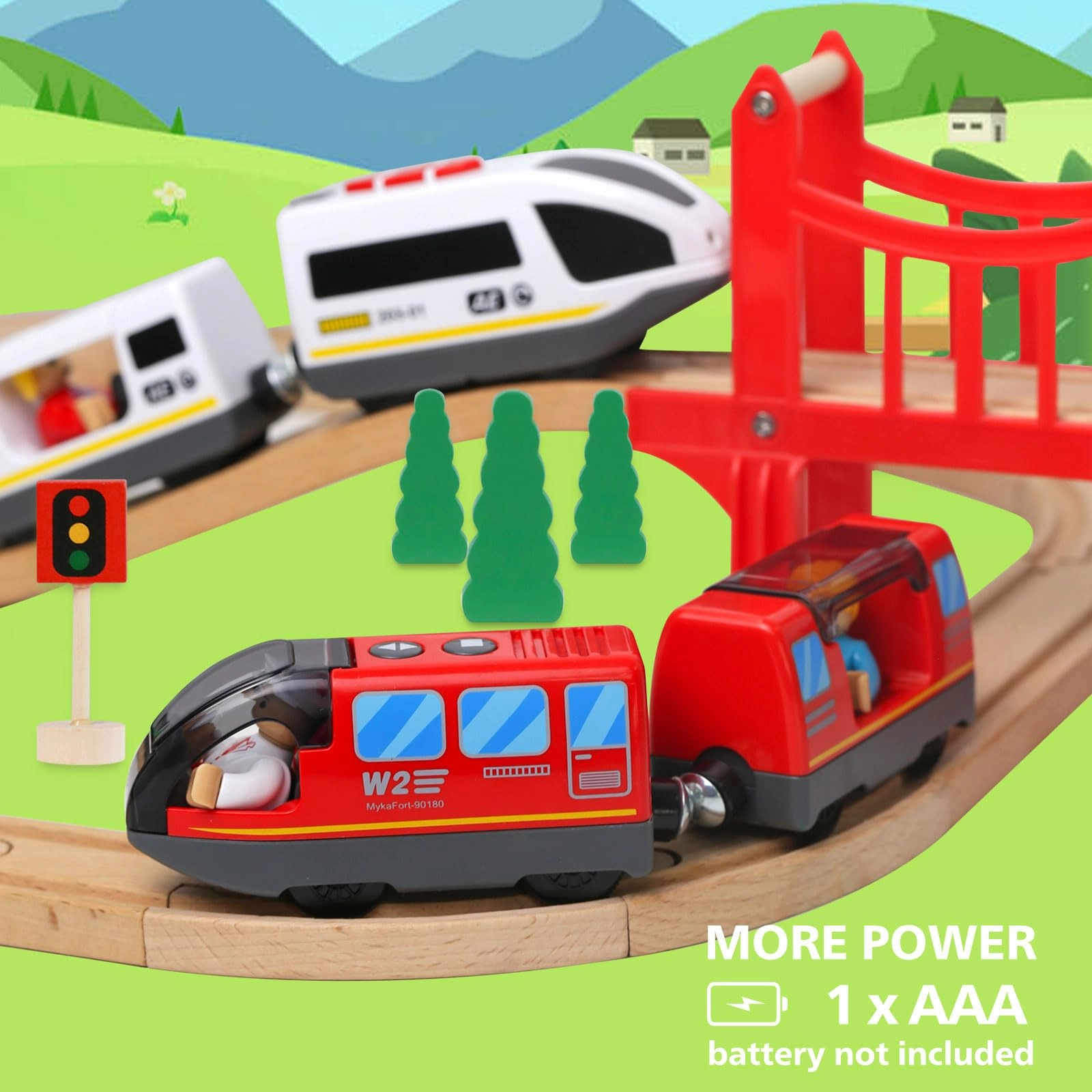 Electric Train Set - HO scale 1.0 pcs