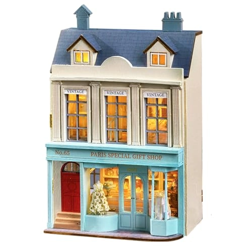 DIY Miniature Dollhouse Kit - Happy Manor 1:100