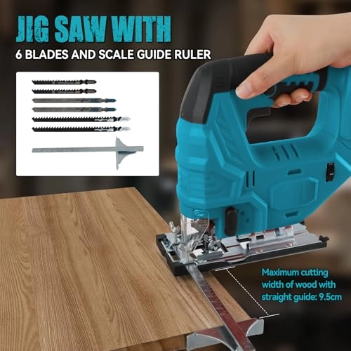 Cordless Electric Jigsaw - 500W