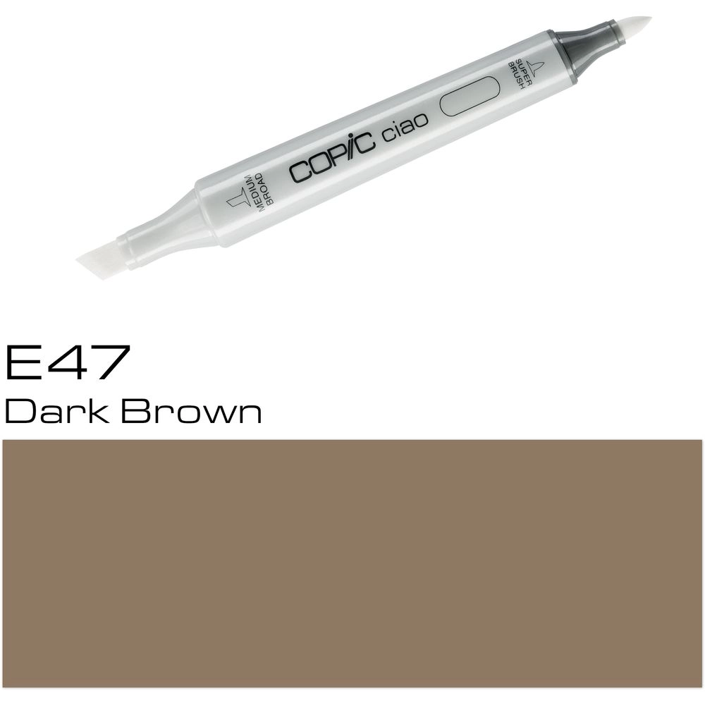 Copic Ciao - E47 Dark Brown