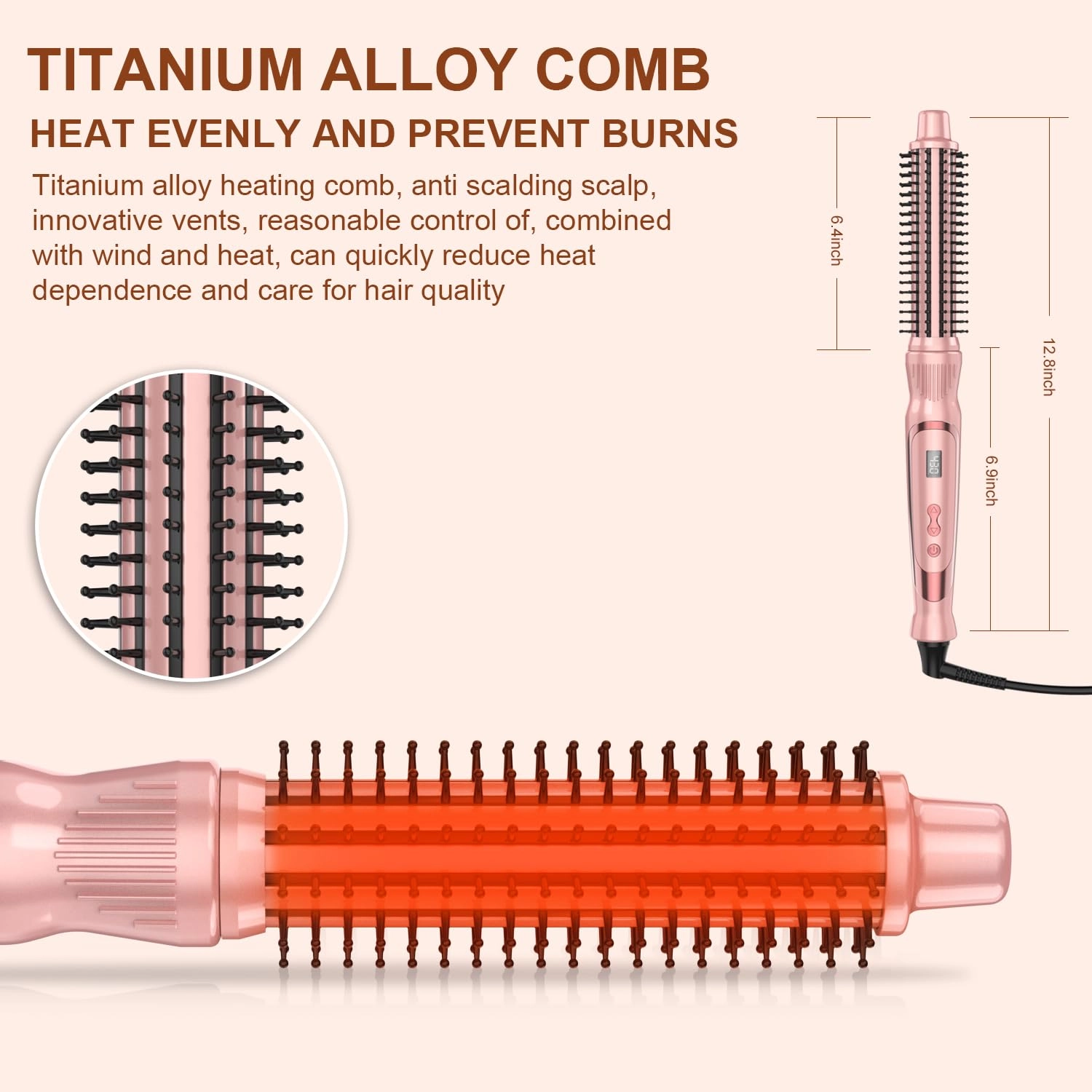 Heated Round Brush - 1 inch