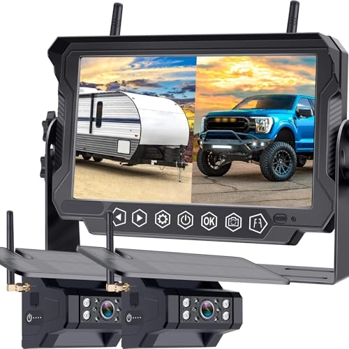 DoHonest Digital Wireless Dual Backup Camera - Night Vision 1080P
