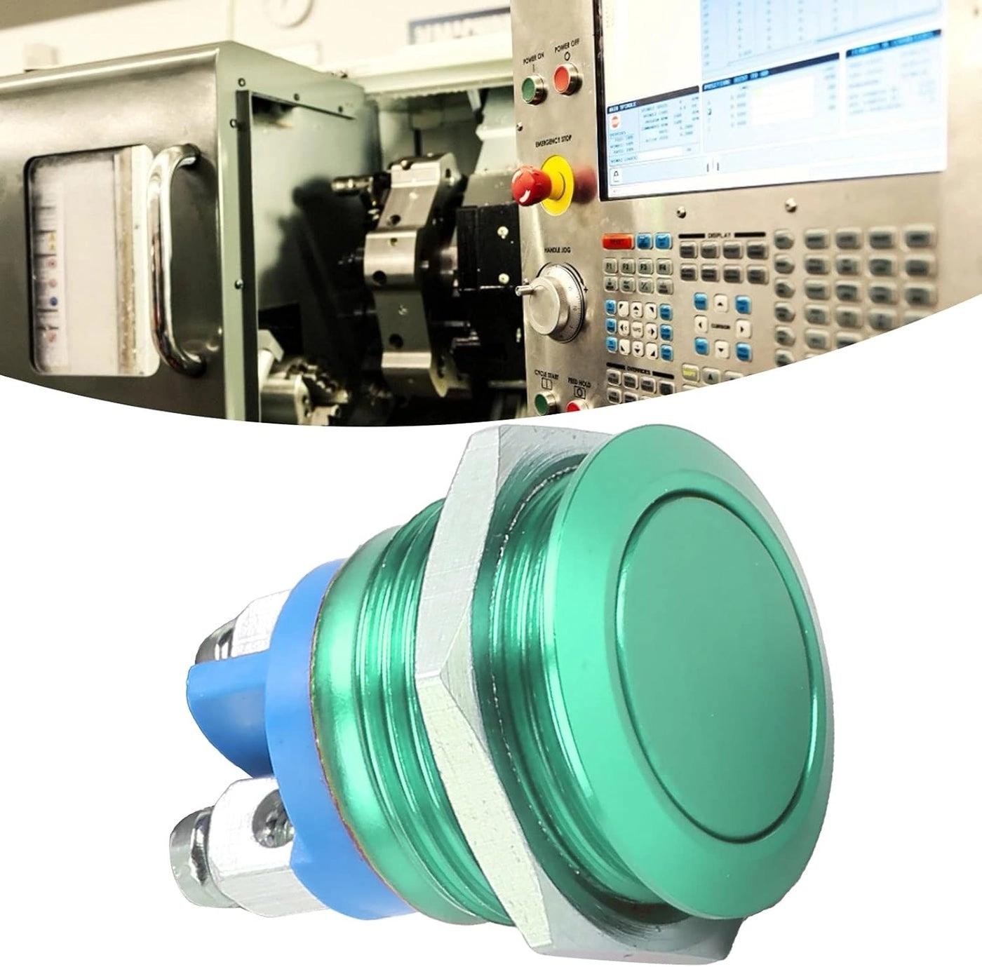 Metal Button Switch - 220V Self-reset Waterproof