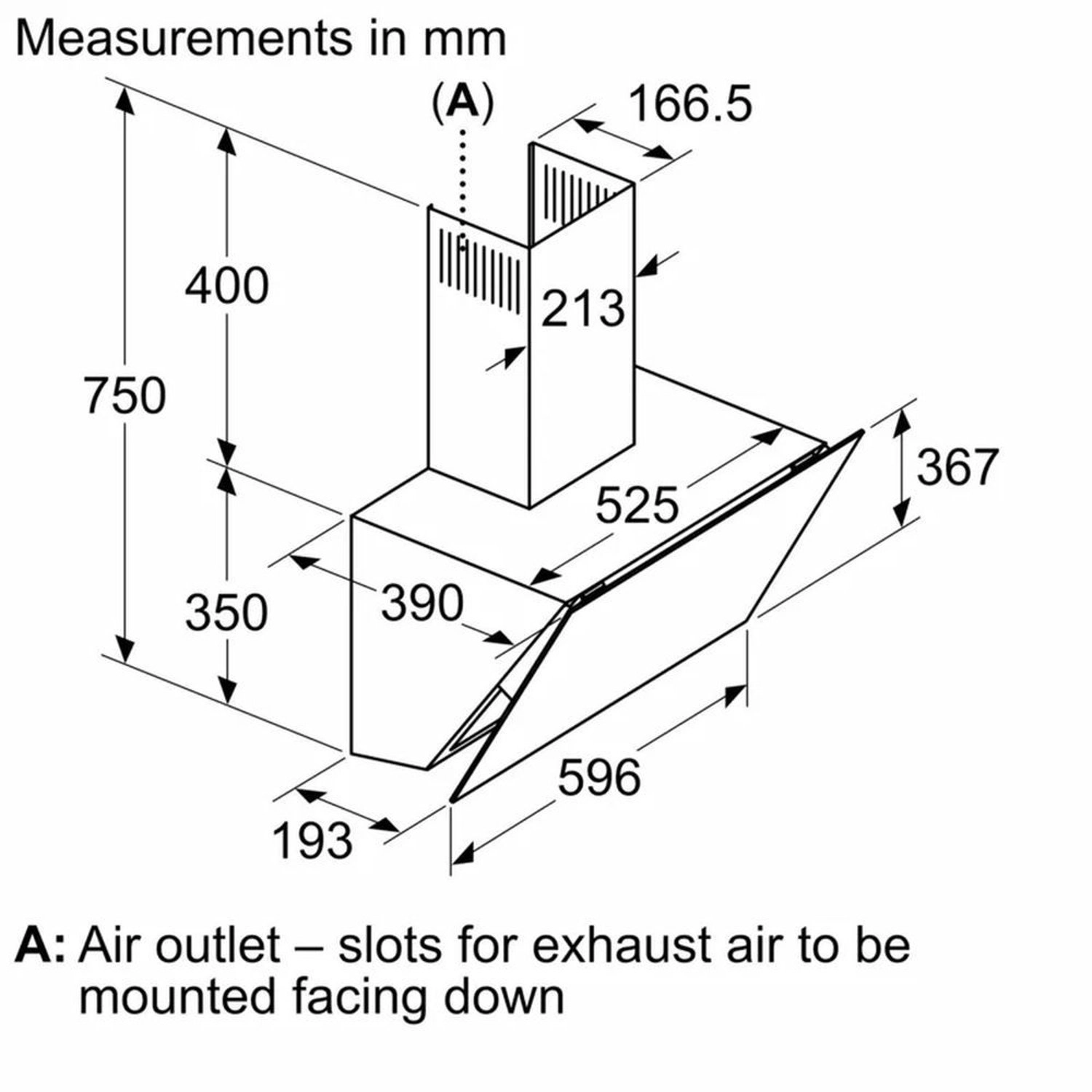 DWK66PJ60M - 700 m³/h 59.6 cm