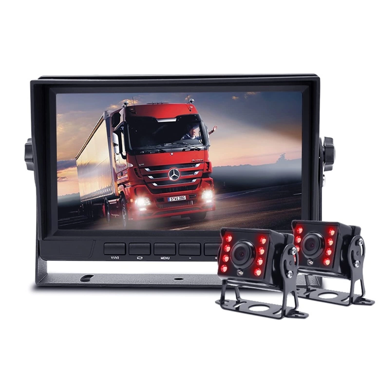 7 Inch AHD 1080P Car Rear View Monitor - Night vision Wireless