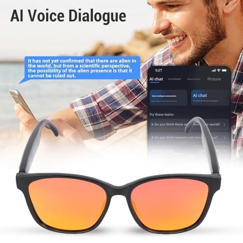 Smart Sunglasses - Over 100 Languages Bluetooth V5.4
