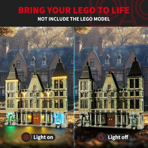 Light Kit for Lego Malfoy Manor - Compatible with Lego 76453 2.0