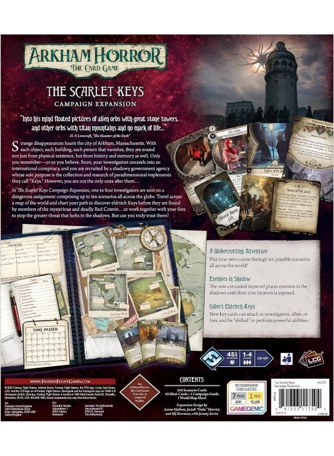 AH LCG: The Scarlet Keys - Campaign Expansion