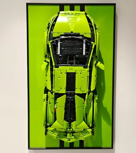 Display Wallboard for LEGO Lamborghini Sián FKP 37 42115 - Aluminum