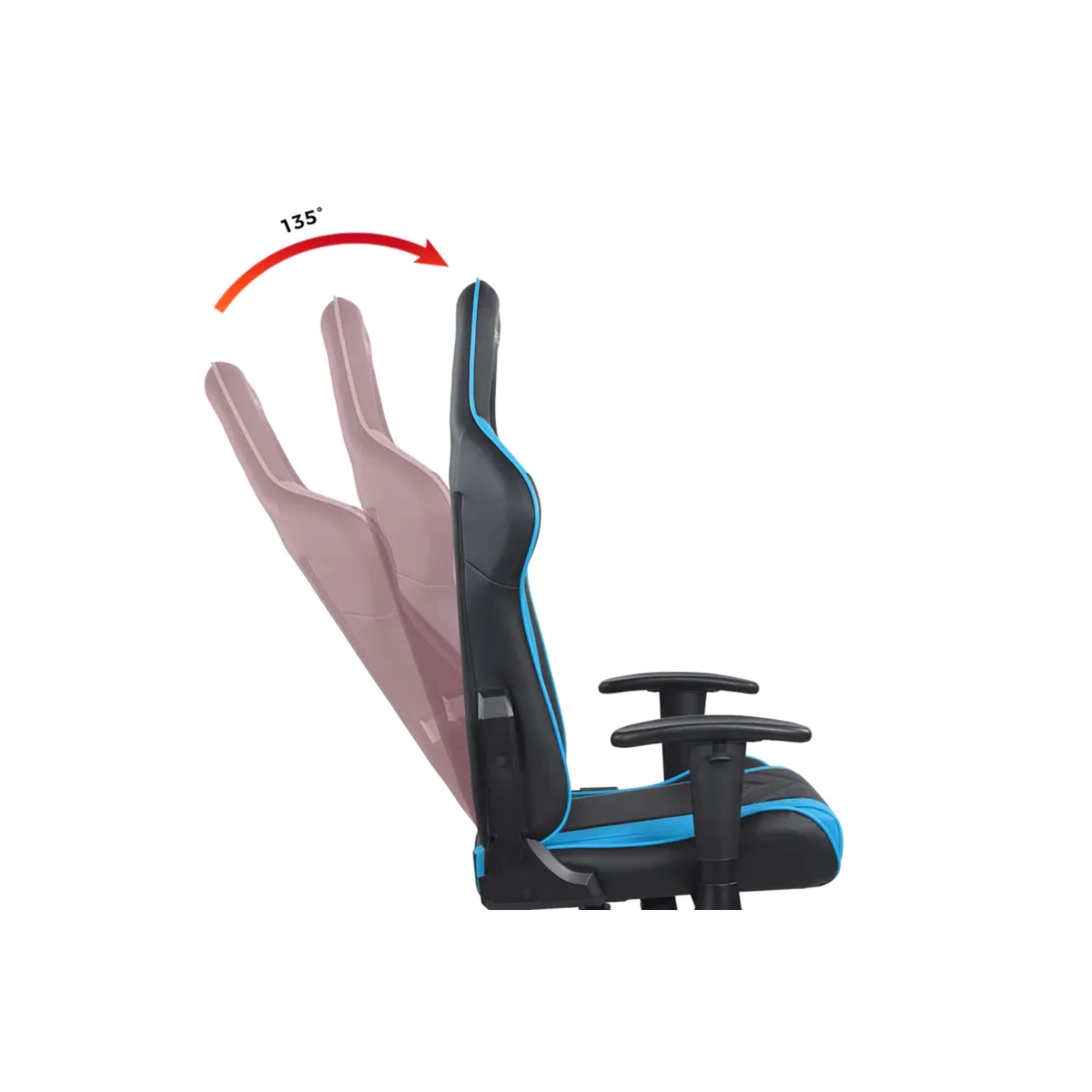 P132 Prince - Gaming Chair Premium PU-leather