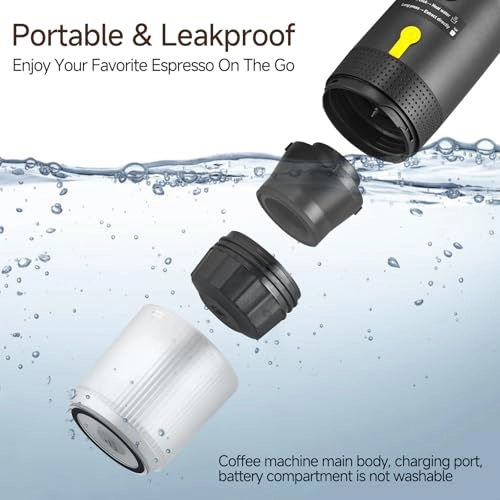 Portable Espresso Maker - 25Bar 7Min Self-Heating NS/DG Compatible