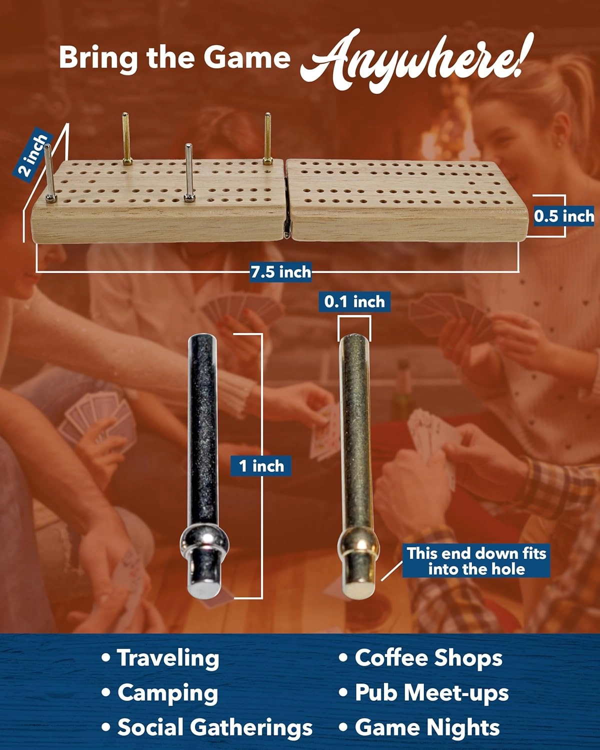 Cribbage and More Travel Game Pack - 12 Games