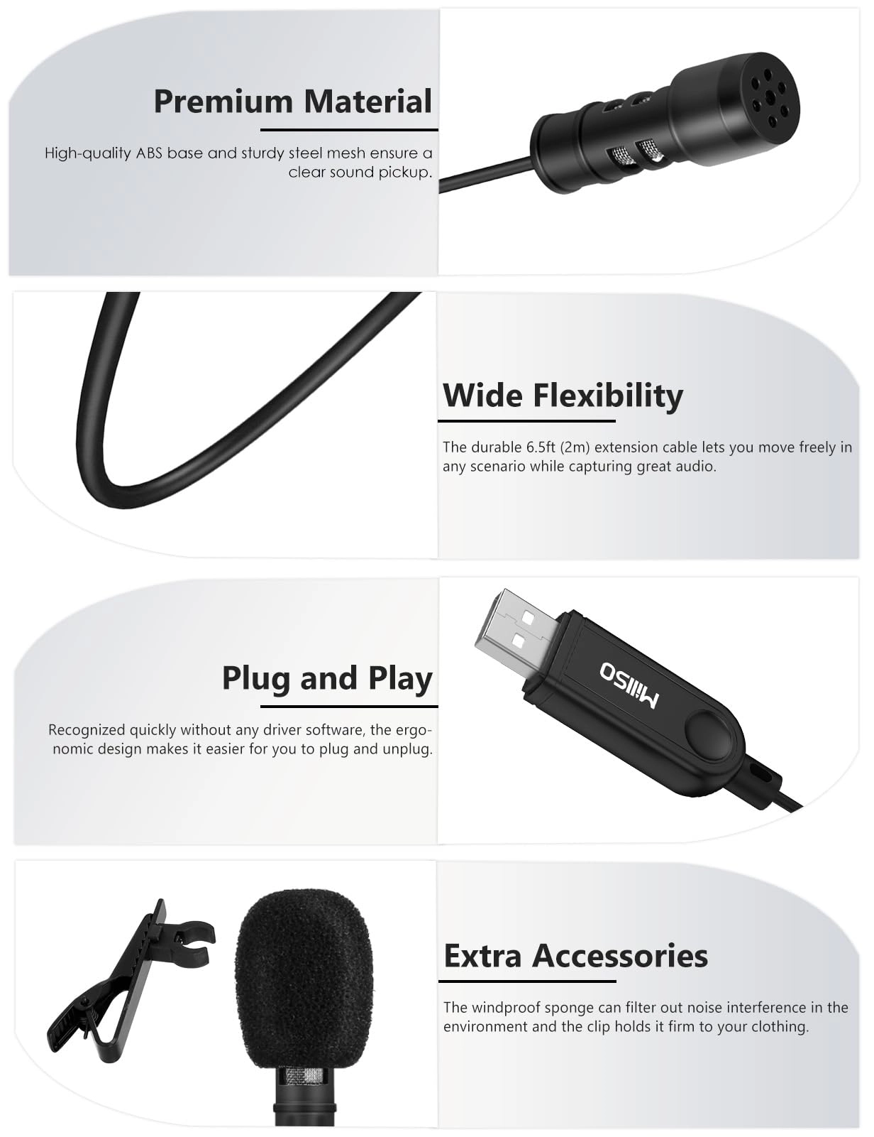 M-USBMIC555-155B USB Microphone