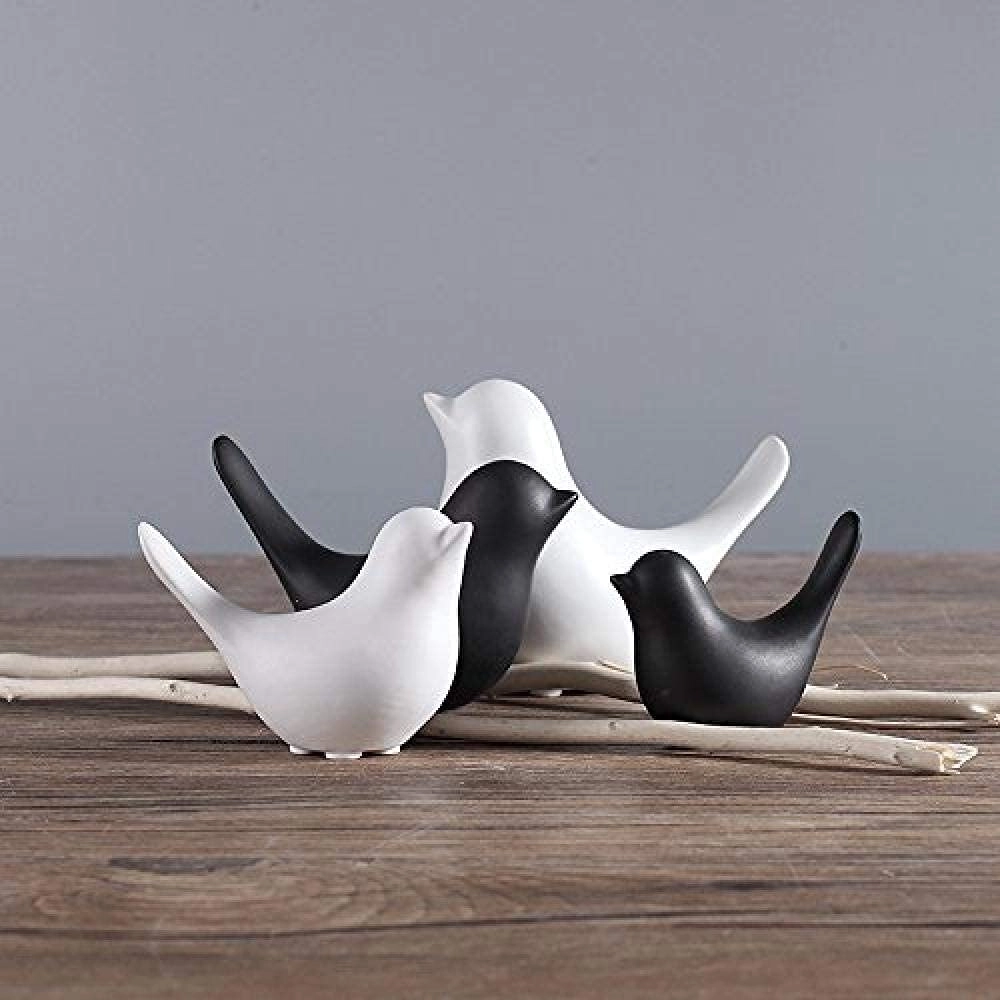 White Birds Statues - Ceramic