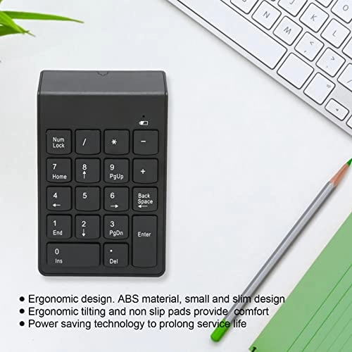 18 Keys Numeric Keyboard - 2.4GHz Wireless USB Ergonomic