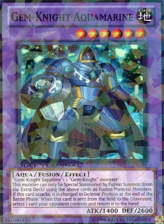 Yu-Gi-Oh! Gem-Knight Aquamarine DT05-EN035 - Duel Terminal 5-1st Edition
