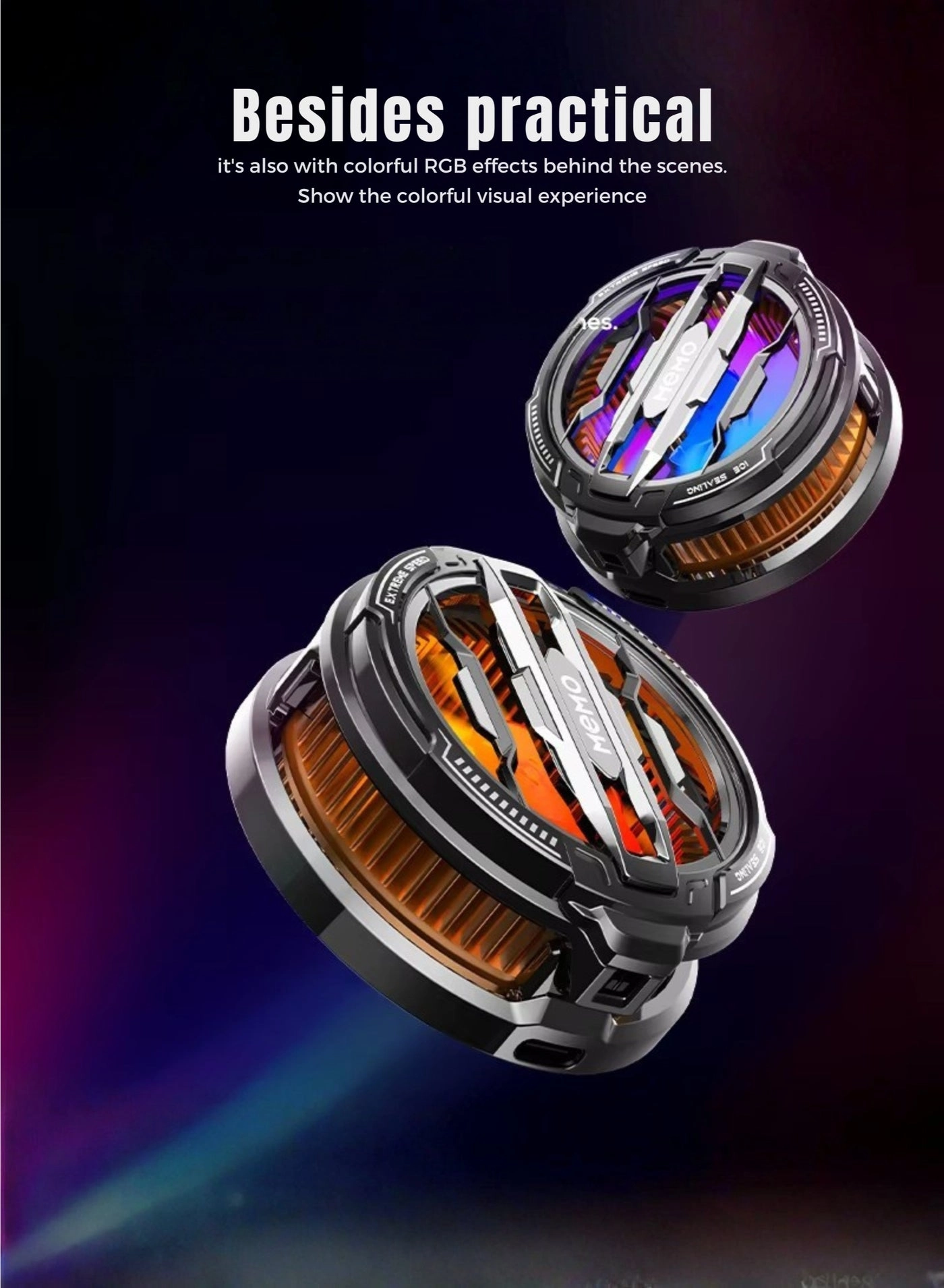 CX07 - Magnetic Cooler Fan Portable