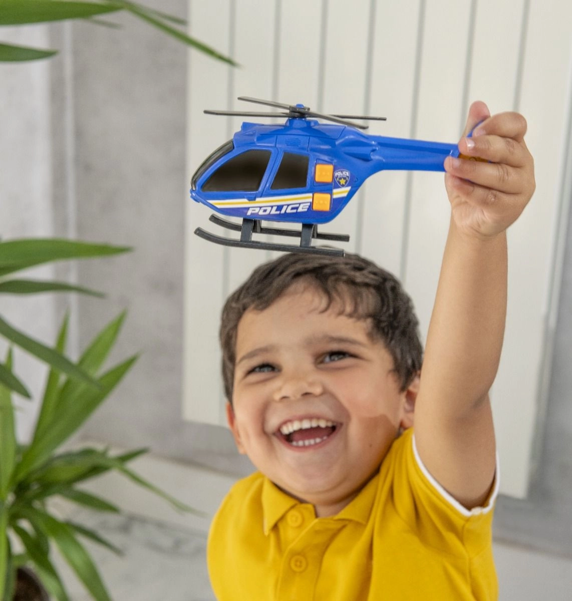 Mighty Machines Light And Sound Fire Helicopter - Blue 3 +