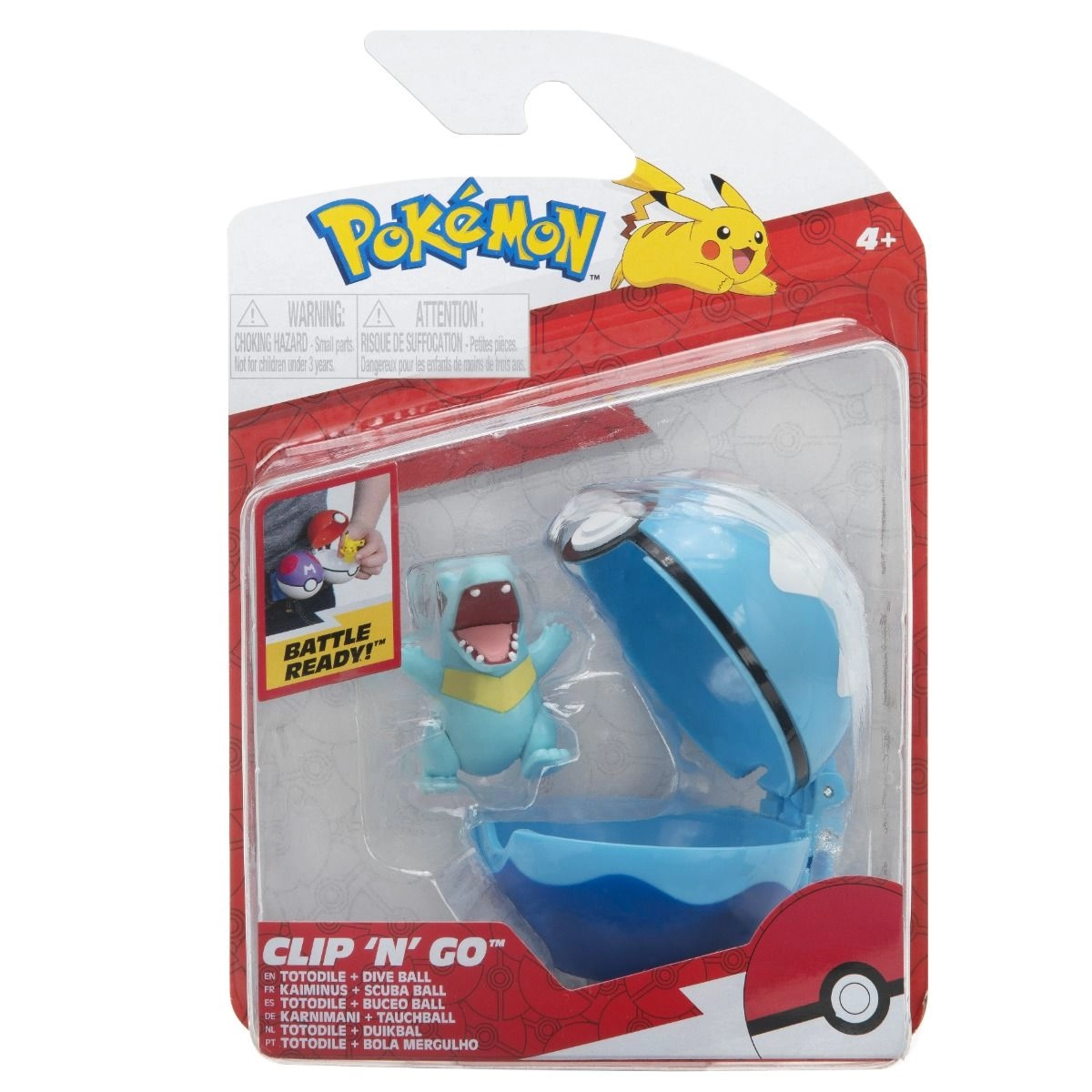 Clip n Go Bulbasaur + Poke Ball (ALGT-95057) 1 pcs