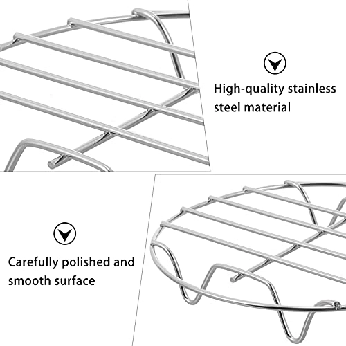 steaming rack - Stainless Steel 2pcs + grill rack
