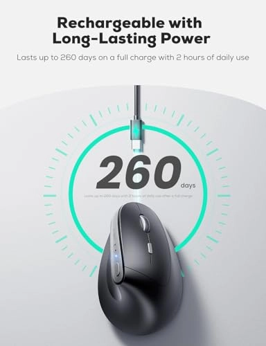 MD280 Ergonomic Vertical Mouse - Wireless