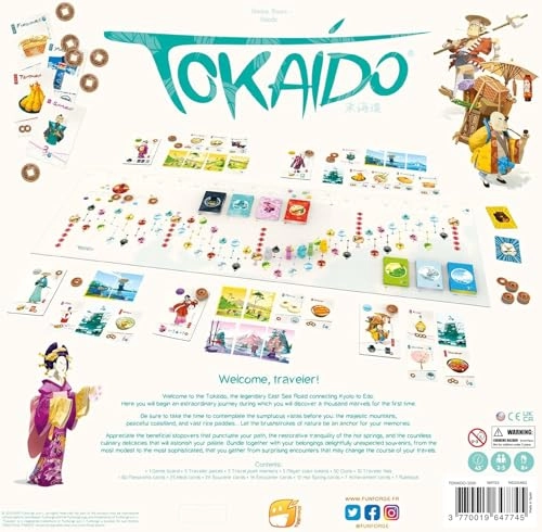 Tokaido: 5th Birthday Set + Tokaido: Matsuri + Tokaido: Crossroads + Bottle Opener