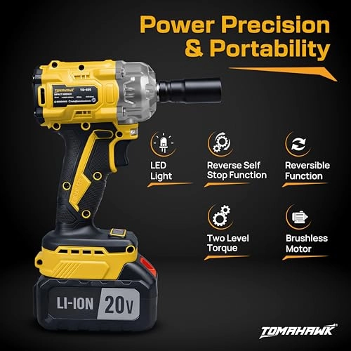 Cordless Impact Wrench - 400Nm 1/2 Inch Kit