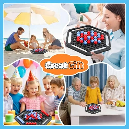 Connect 3D Four in a Row - Red and Blue 60 pieces