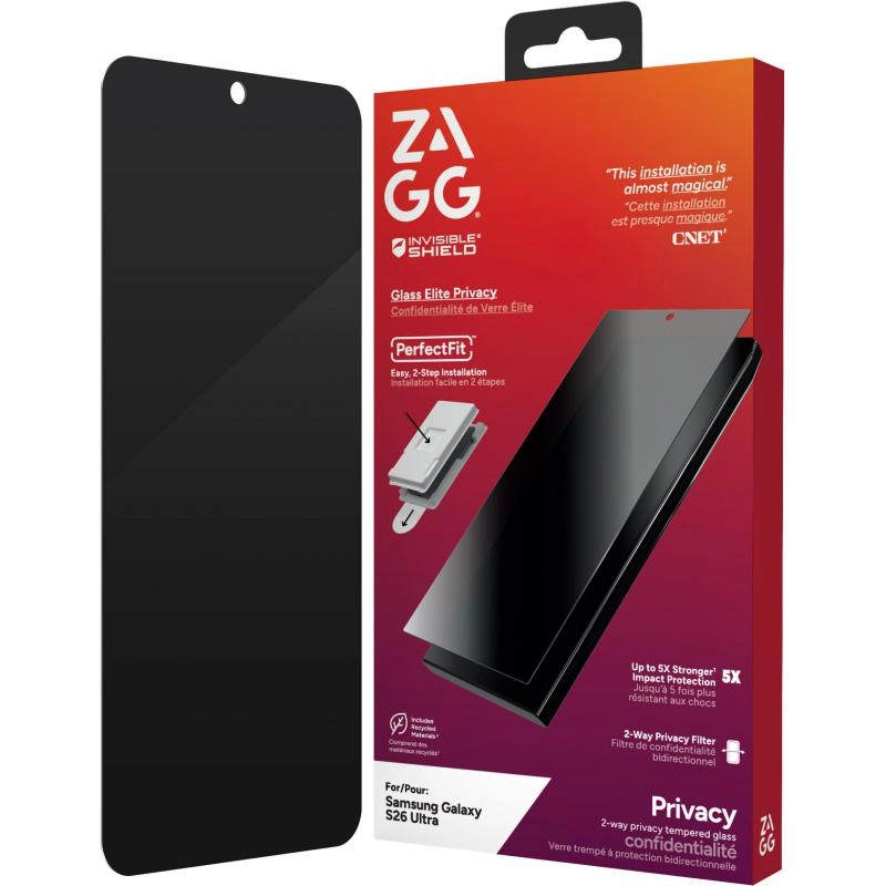 Privacy Glass Screen Protector for Samsung Galaxy S26