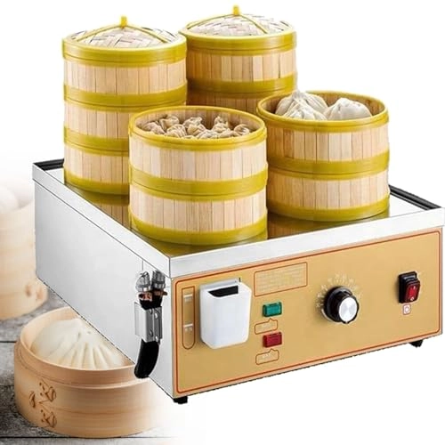 Electric Steamer - 2/4/6-Hole Commercial 30~110°C