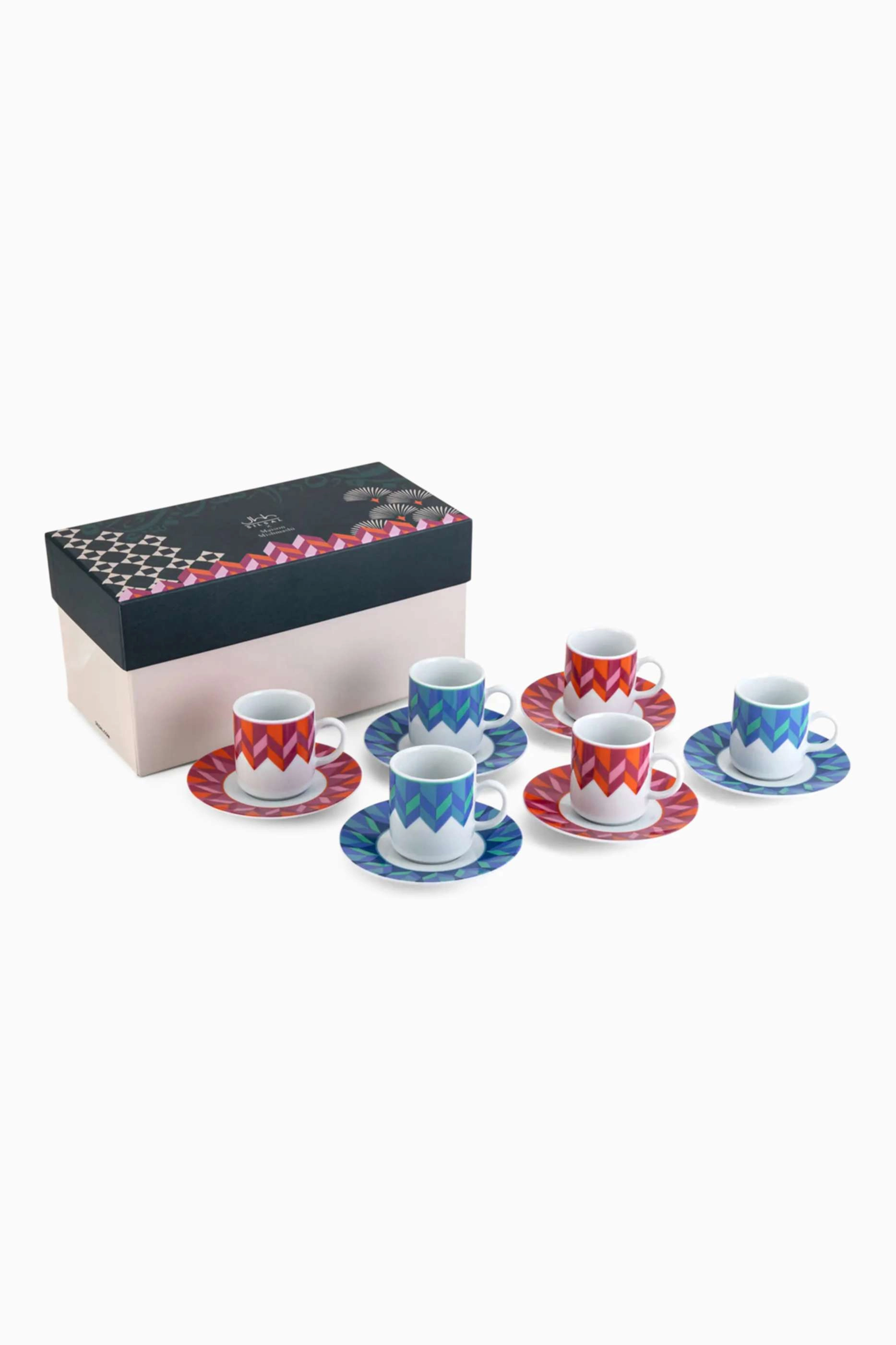 Bahja Arabic Coffee Cups - Set of 6 60 millimeter