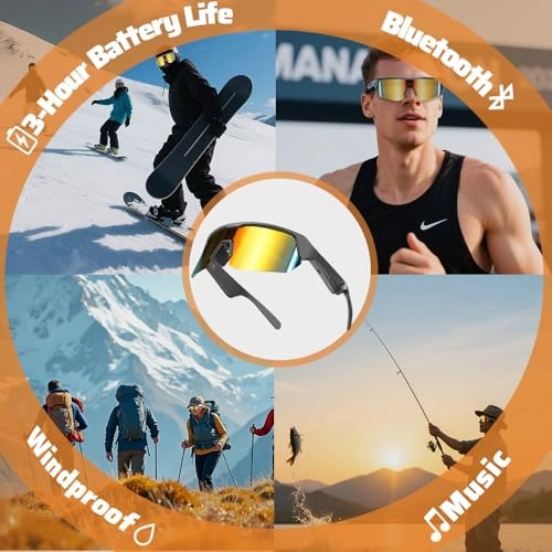 Smart Glasses - Bluetooth 5.4 1080P