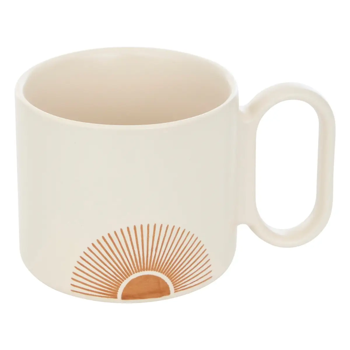 Sunshine Stoneware Espresso Cup - Palm print - 500 ml