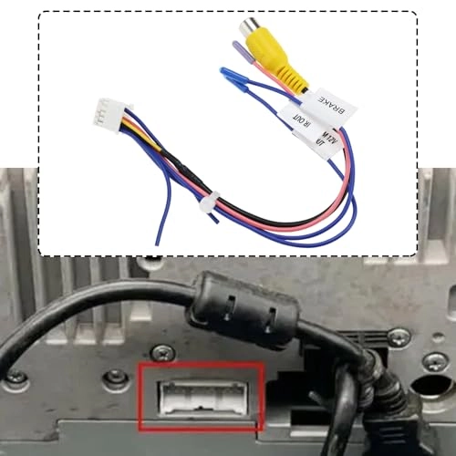 10 Pin Reversing Camera RCA Video Adapter - Pack of 2 Compatible with Android