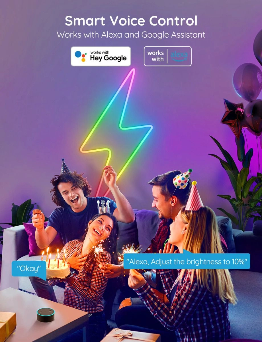 Neon LED Strip Light - 3m