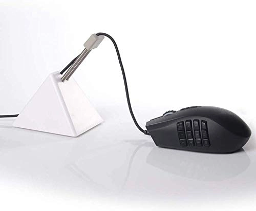 Mouse Cable Holder - Black ABS plastic